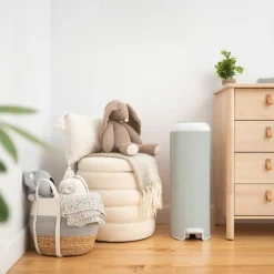 Diaper Genie Poubelle à couches Platinium Sauge