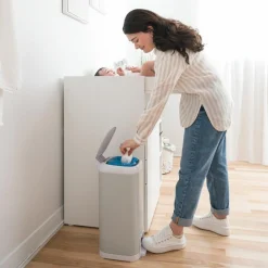 Diaper Genie Poubelle à couches Select Grise - Reconditionné