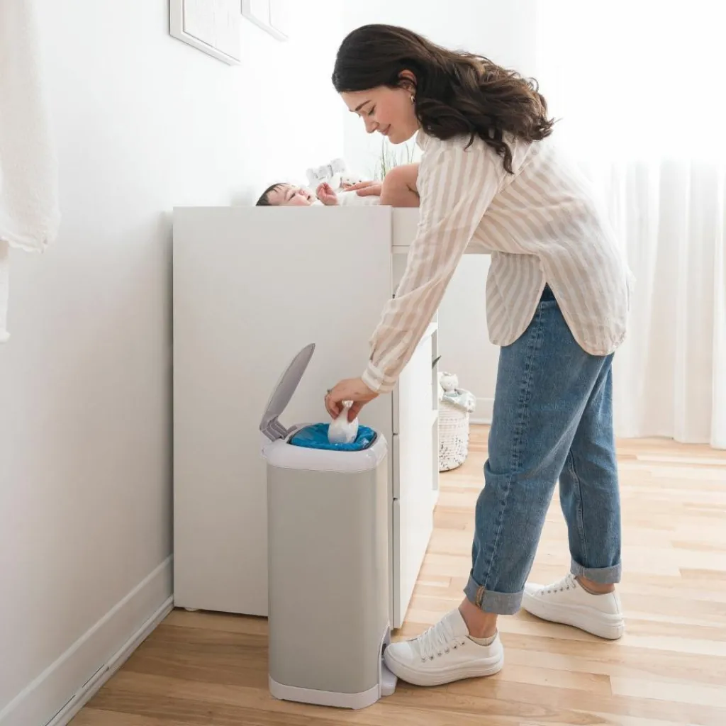 Hot Poubelle à couches Select Grise - Reconditionné Poubelle À Couches / Recharges