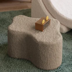 Wigiwama Pouf Cloud Biscuit molletonné