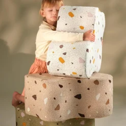 Wigiwama Pouf Cloud Terrazzo Sand