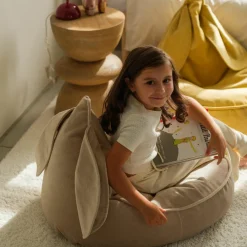 Wigiwama Pouf lapin Dusty Beige