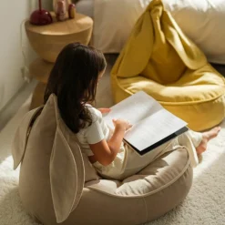 Wigiwama Pouf lapin Dusty Beige