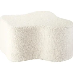 Outlet Pouf Nuage Cloud Cream White molletonné Fauteuil / Pouf