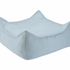 Wigiwama Pouf Ottoman Square Azure Outdoor