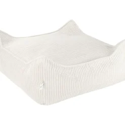 Online Pouf Ottoman Square Marshmallow velours côtelé Fauteuil / Pouf