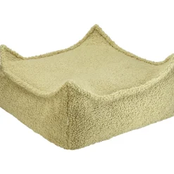 Wigiwama Pouf Ottoman Square Matcha molletonné