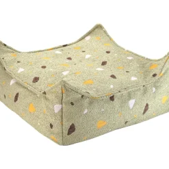 Sale Pouf Ottoman Square Terrazzo Moss Fauteuil / Pouf