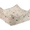 Wigiwama Pouf Ottoman Square Terrazzo Sand