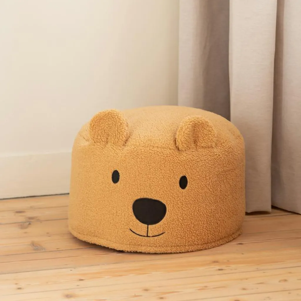New Pouf Teddy bear beige (40 cm) Fauteuil / Pouf