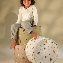 Wigiwama Pouf Terrazzo Moss
