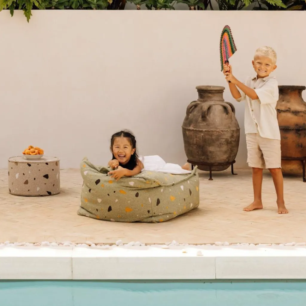 Wigiwama Pouf Terrazzo Sand
