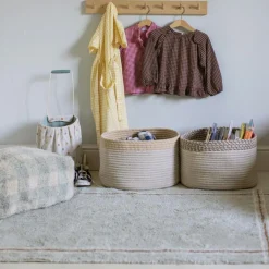Clearance Pouf Vichy bleu-vert Fauteuil / Pouf