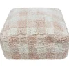 Discount Pouf Vichy rose Fauteuil / Pouf