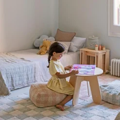 Discount Pouf Vichy rose Fauteuil / Pouf