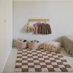 Discount Pouf Vichy rose Fauteuil / Pouf