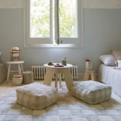 Discount Pouf Vichy rose Fauteuil / Pouf