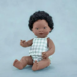 Miniland Poupée garçon africain (38 cm)