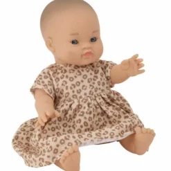 Poupée Léa avec tenue robe Léopard Accessoires Poupée