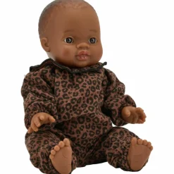 Best Poupée Romy avec tenue col Gaze Léopard Marron Accessoires Poupée