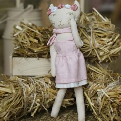 Online Poupée souple chat Rose (20 cm) Poupée / Poupon