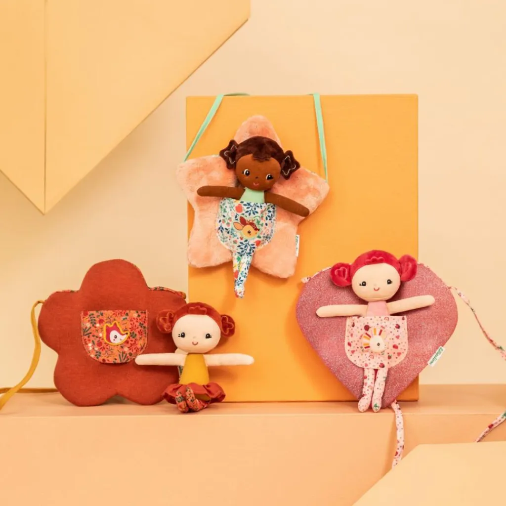 Lilliputiens Poupée souple et sac étoile
