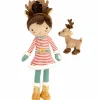 Hot Poupée souple Evi et son renne (35 cm) Livres Et Jouets De Noël