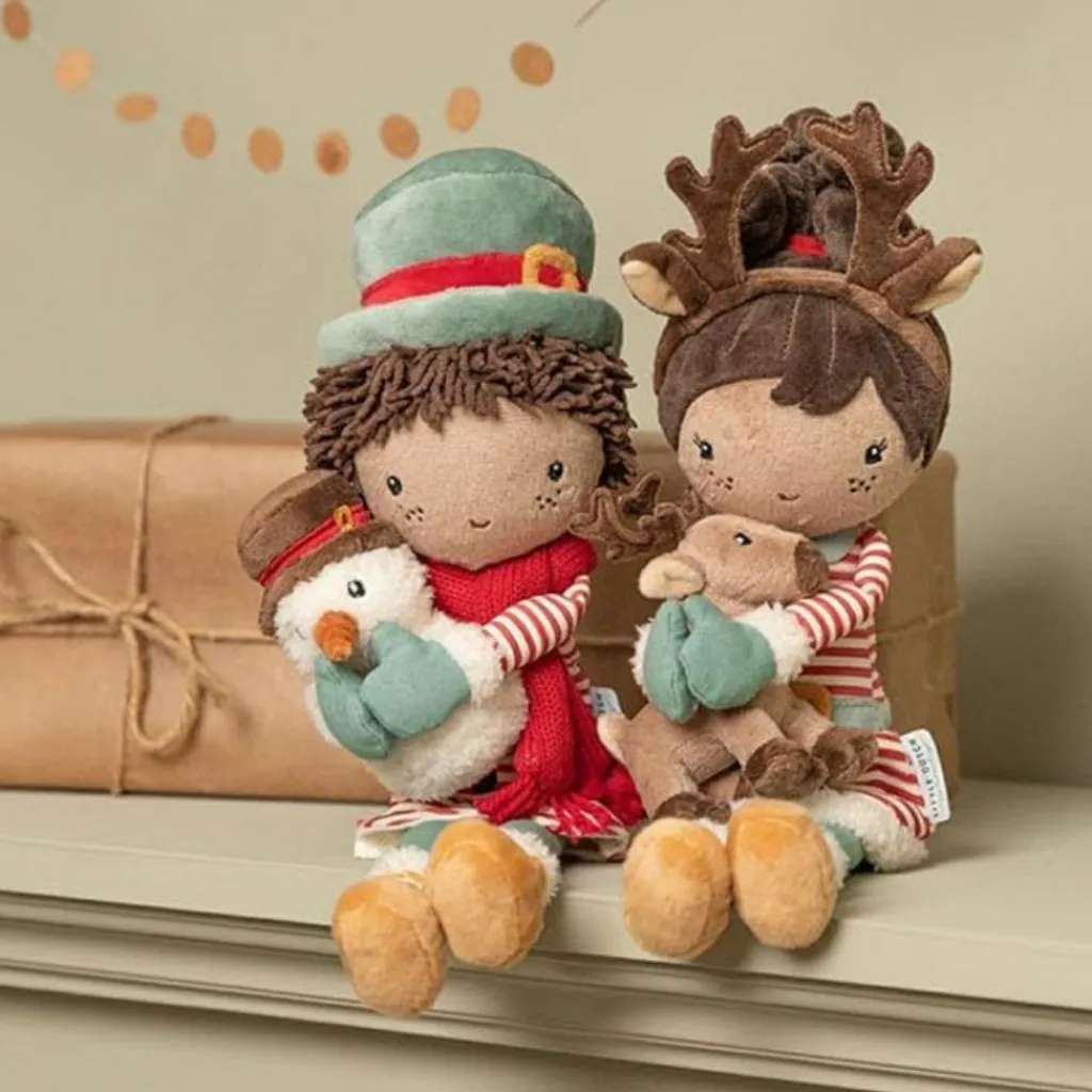 Hot Poupée souple Evi et son renne (35 cm) Livres Et Jouets De Noël