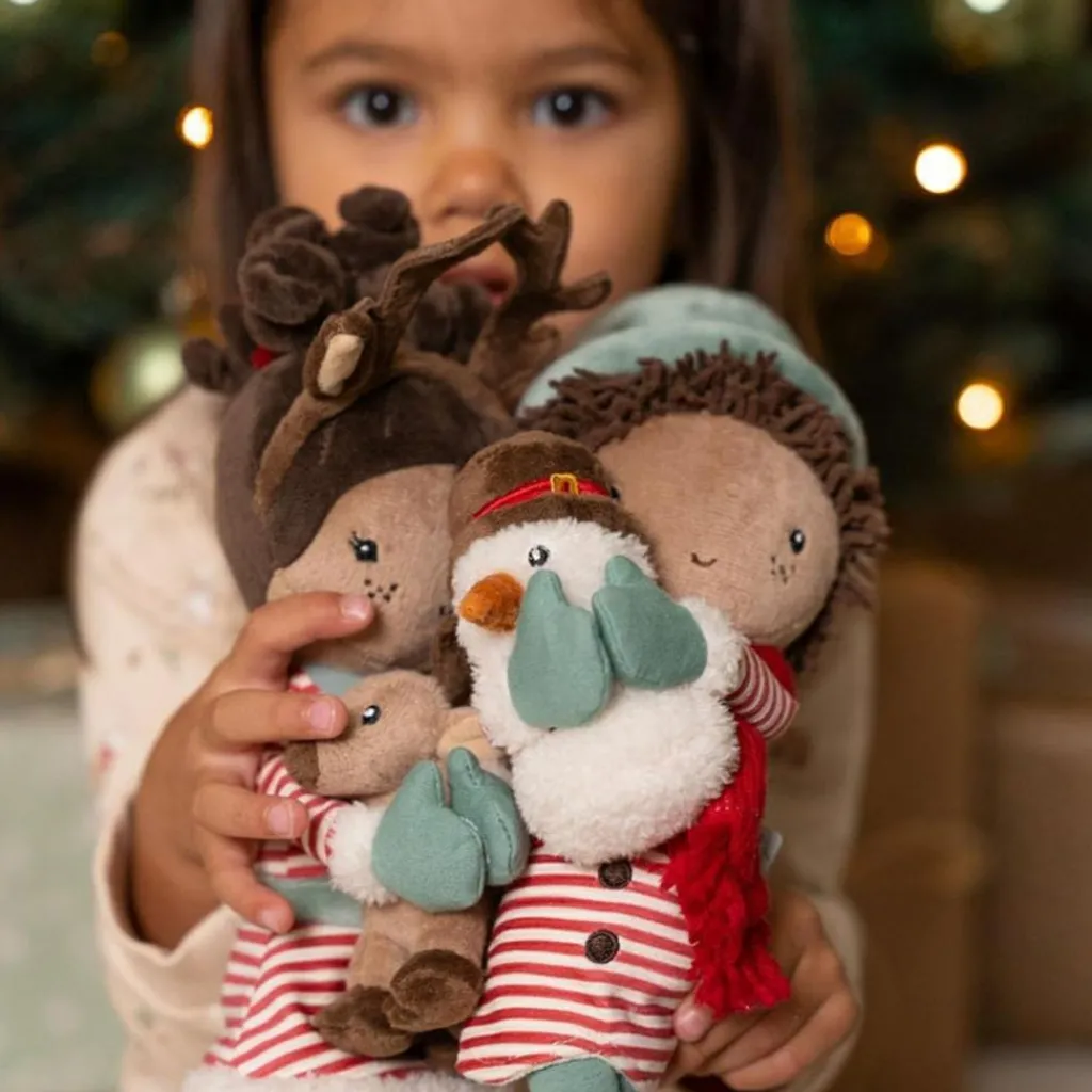Hot Poupée souple Evi et son renne (35 cm) Livres Et Jouets De Noël