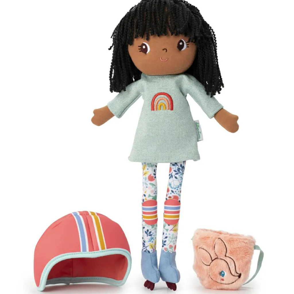 Lilliputiens Poupée souple Liza en rollers (43 cm)