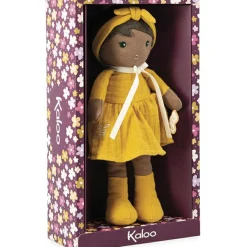 Kaloo Poupée souple Ma première poupée Naomie jaune (25 cm)