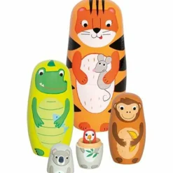 Goki Poupées gigognes Tavi et ses amis (5 pièces)