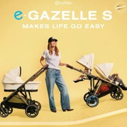Cybex Poussette avec assistance électrique eGazelle S Moss Green