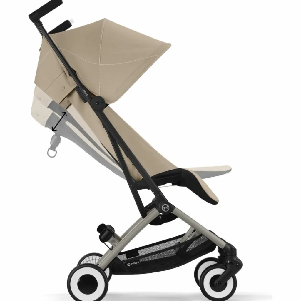 Hot Poussette compacte Libelle Almond Beige Poussette Compacte