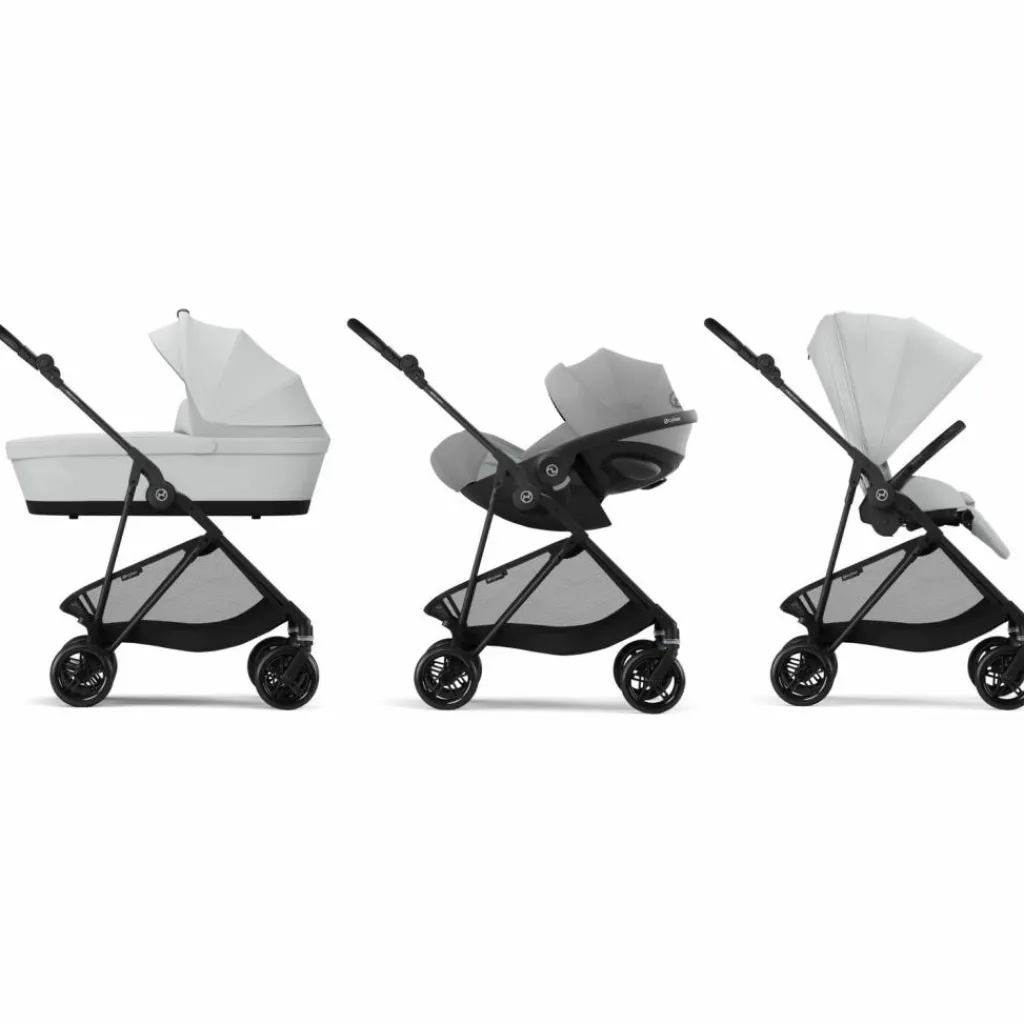 Cybex Poussette compacte Melio Carbon Fog Grey