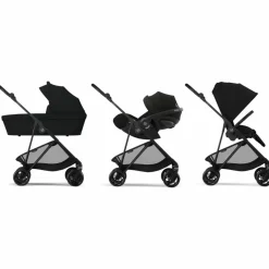 New Poussette compacte Melio Carbon Magic Black Poussette Compacte