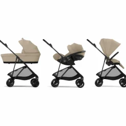 Cybex Poussette compacte Melio Carbon Almond Beige