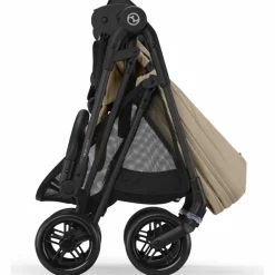Cybex Poussette compacte Melio Carbon Almond Beige