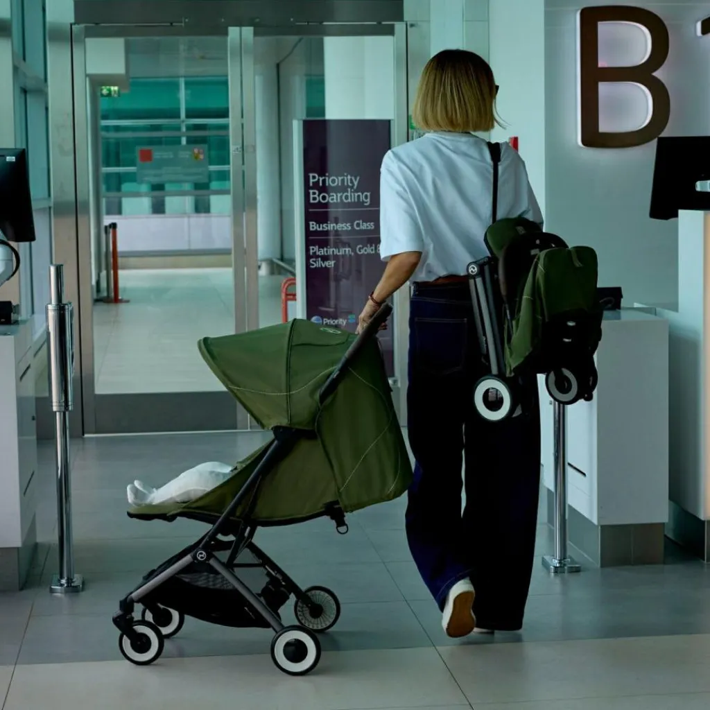 New Poussette compacte Orfeo Chocolate Brown Poussette Compacte