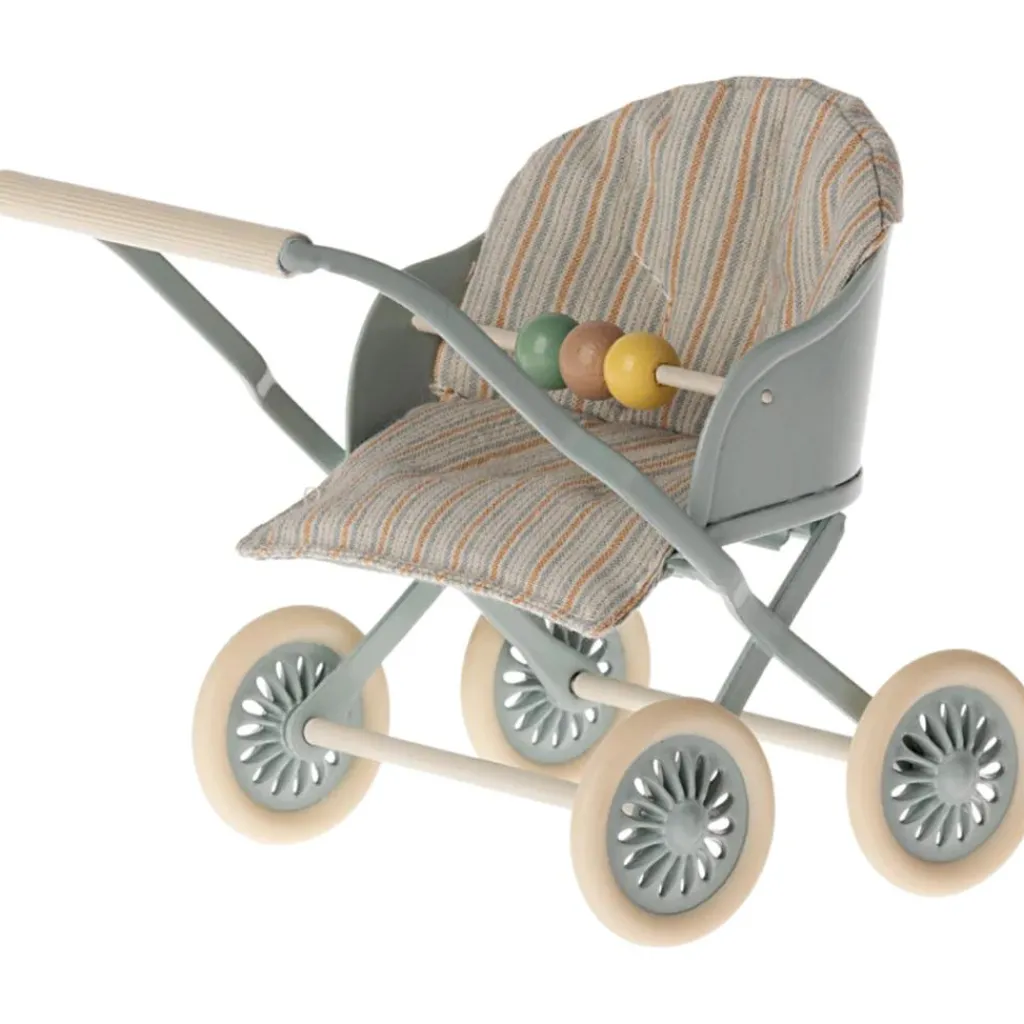 Discount Poussette double Bébés Souris bleu Figurines De Jeu