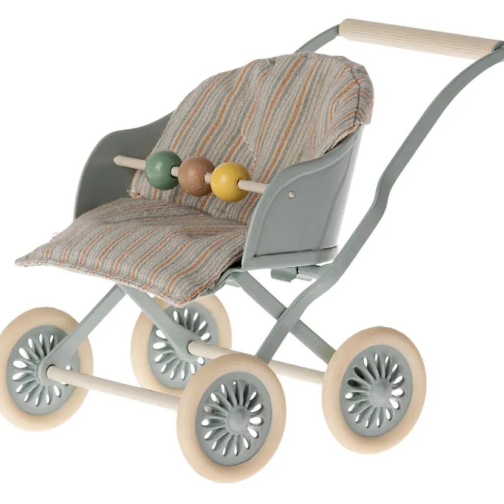 Discount Poussette double Bébés Souris bleu Figurines De Jeu