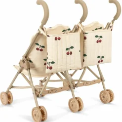 New Poussette double pour poupée Ma Grande Cerise Poussette Pour Poupée