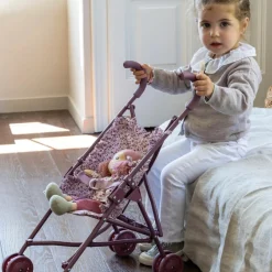 Pasito a pasito Poussette pour poupée Cherry Fleurs