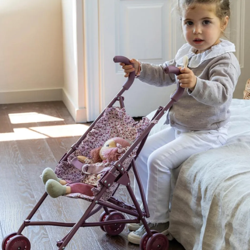 Pasito a pasito Poussette pour poupée Cherry Fleurs