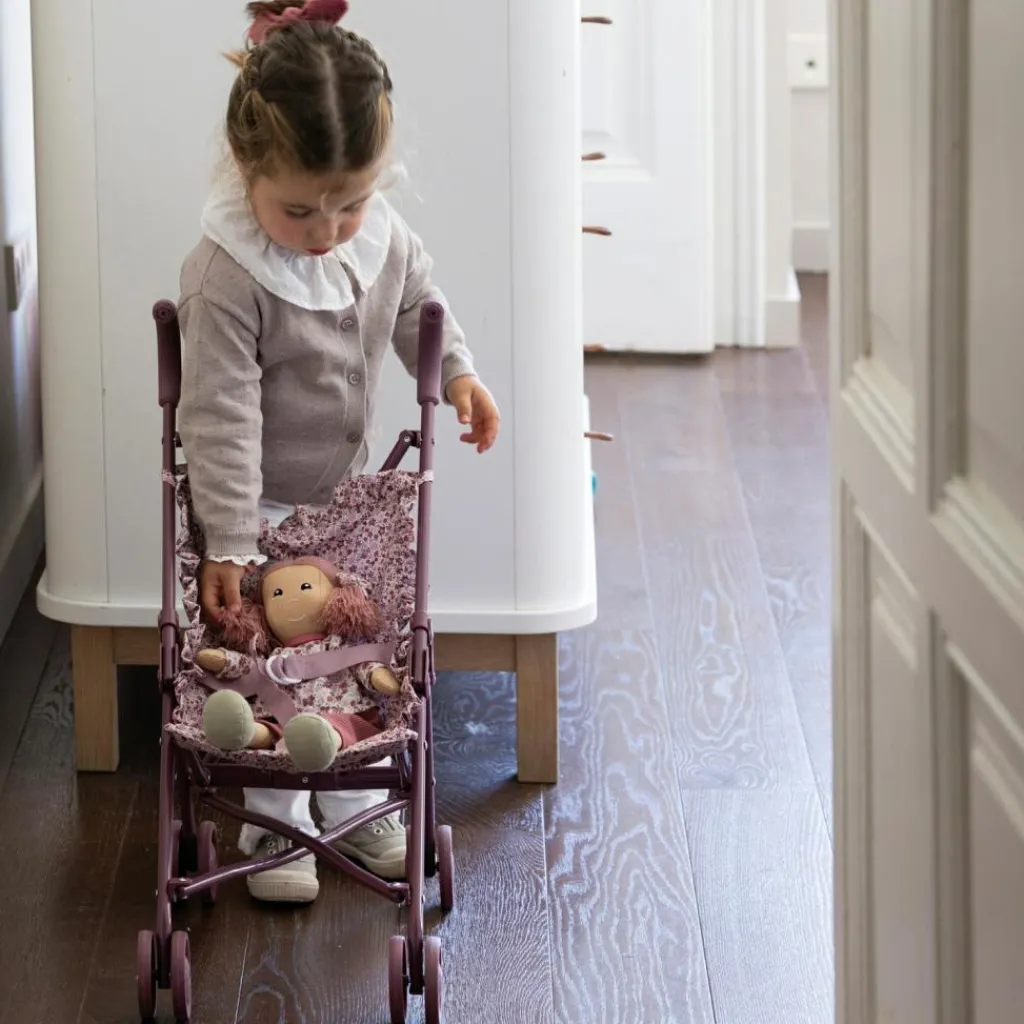 Pasito a pasito Poussette pour poupée Cherry Fleurs