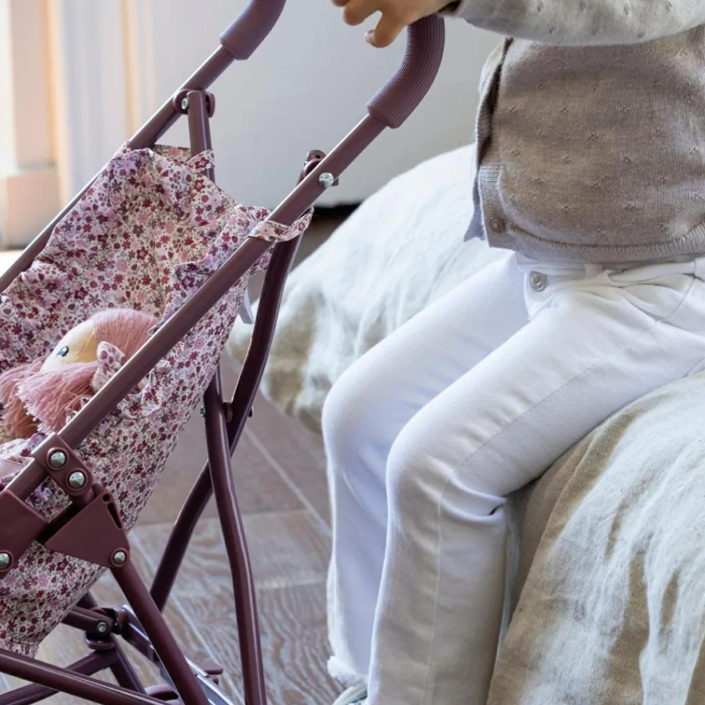 Pasito a pasito Poussette pour poupée Cherry Fleurs