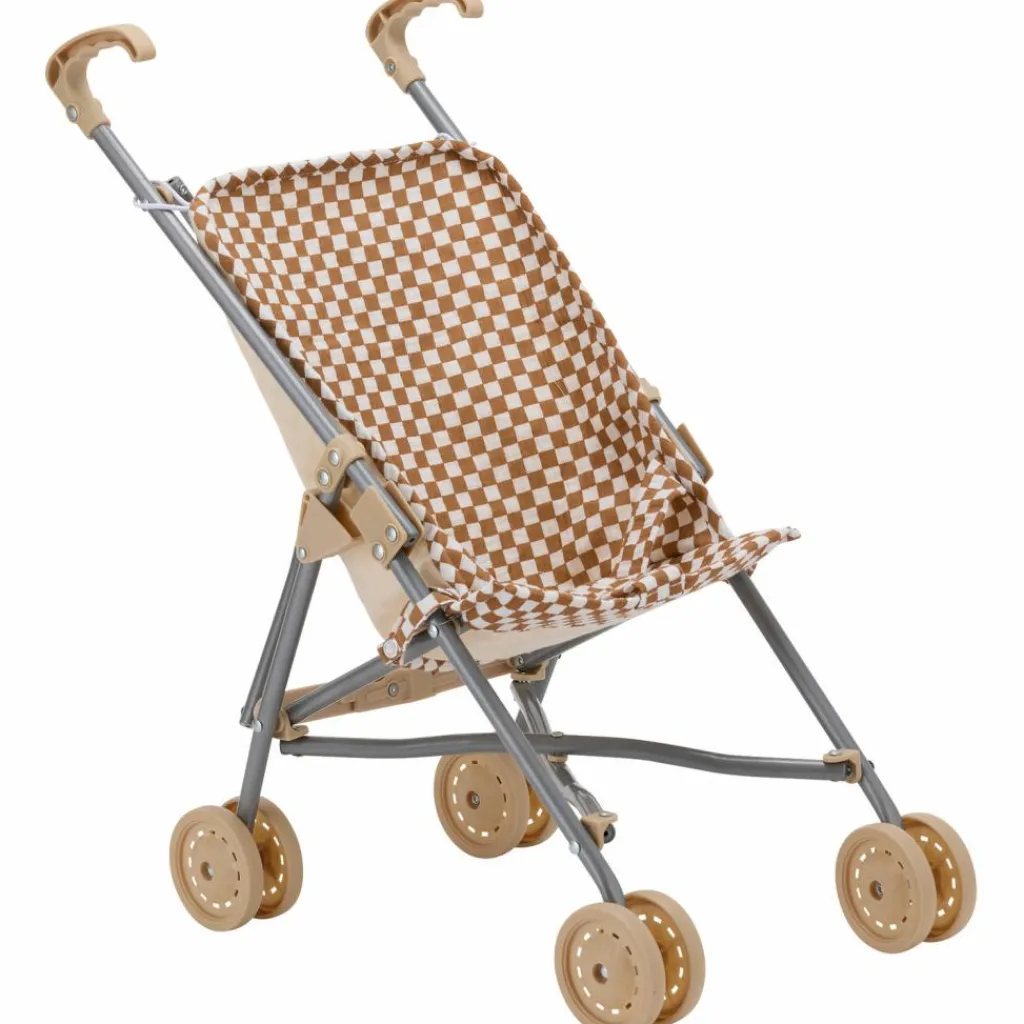 Atelier Wagram Poussette pour poupée Gaze Damier