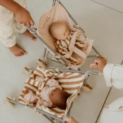 Atelier Wagram Poussette pour poupée Rayures Larges