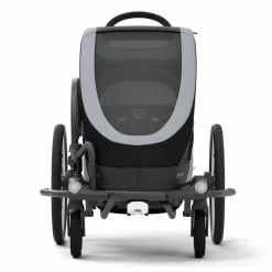 Discount Poussette remorque à vélo Zeno Bike All Black Poussette Tout Terrain