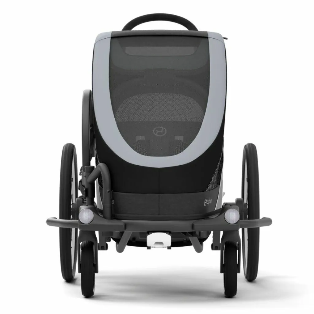 Discount Poussette remorque à vélo Zeno Bike All Black Poussette Tout Terrain